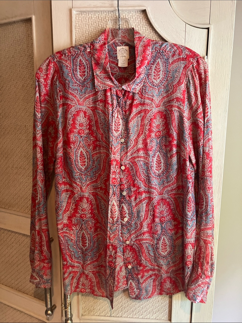 J. Crew Perfect Shirt EUC Size 6